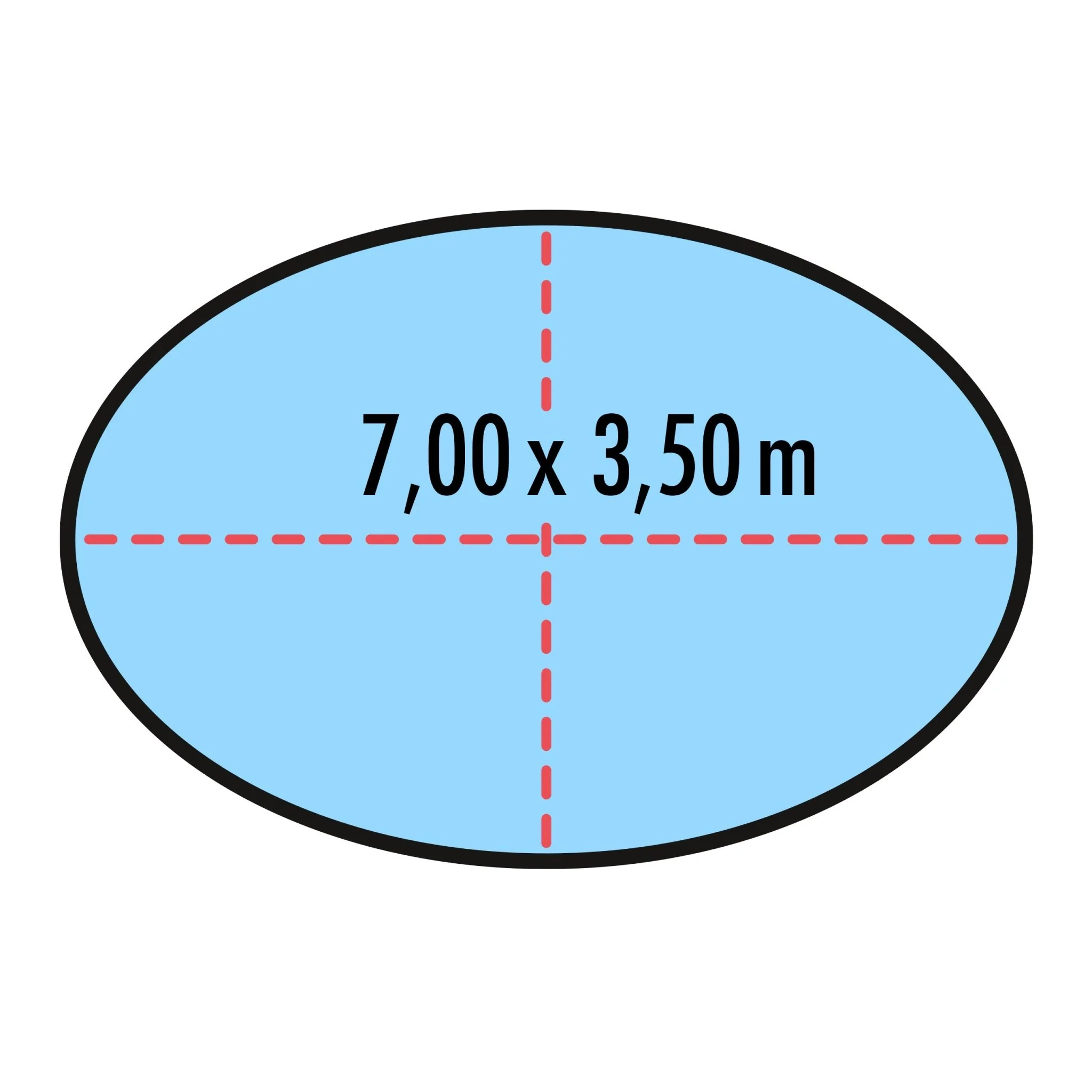 Poolabdeckung für ovale Pools 7 x 3,50 m - Image 2