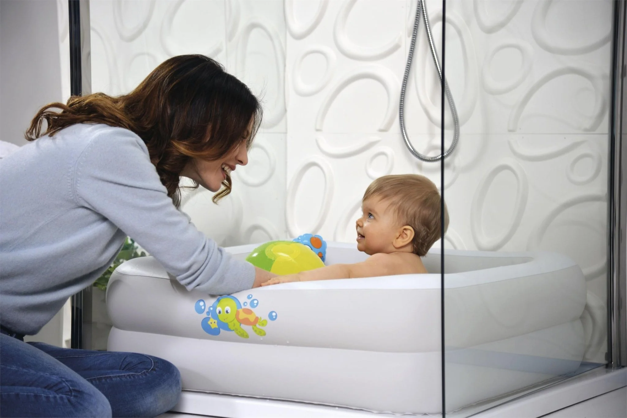 Up, In & Over™ Baby Duschbadewanne 86 x 86 x 25 cm - Image 3