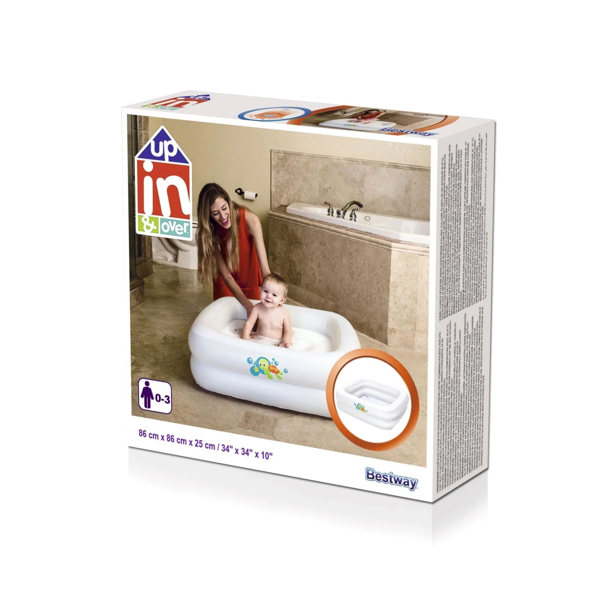 Up, In & Over™ Baby Duschbadewanne 86 x 86 x 25 cm - Image 7