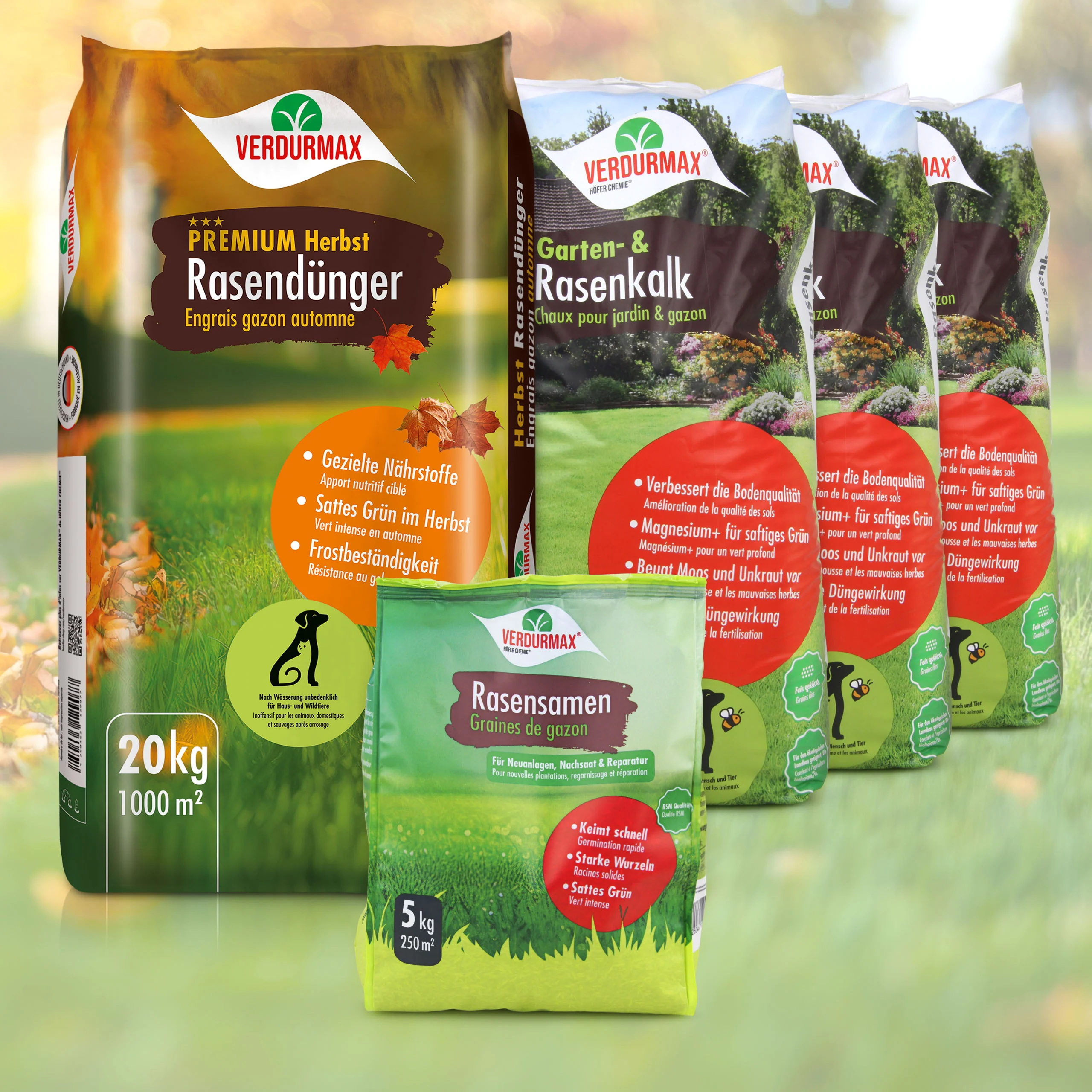 VERDURMAX® Herbst-Rasenpflege Komplett-Set 1000 m² - Image 3