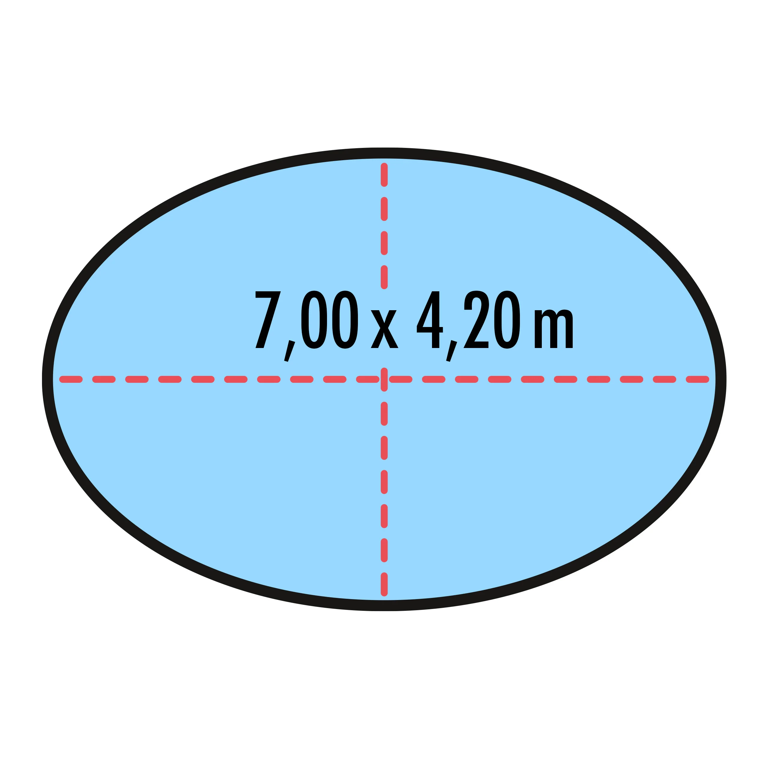 Poolabdeckung für ovale Pools 7 x 4,20 m - Image 2
