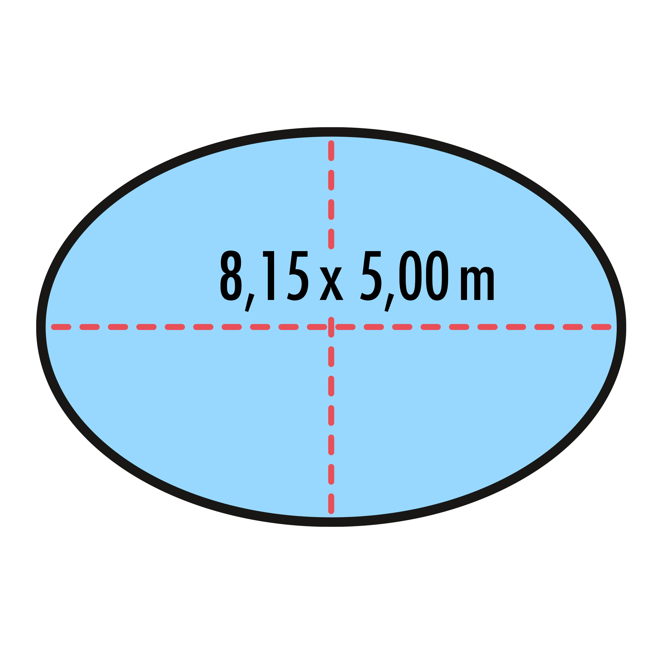 Poolabdeckung für ovale Pools 8,15 x 5 m - Image 2