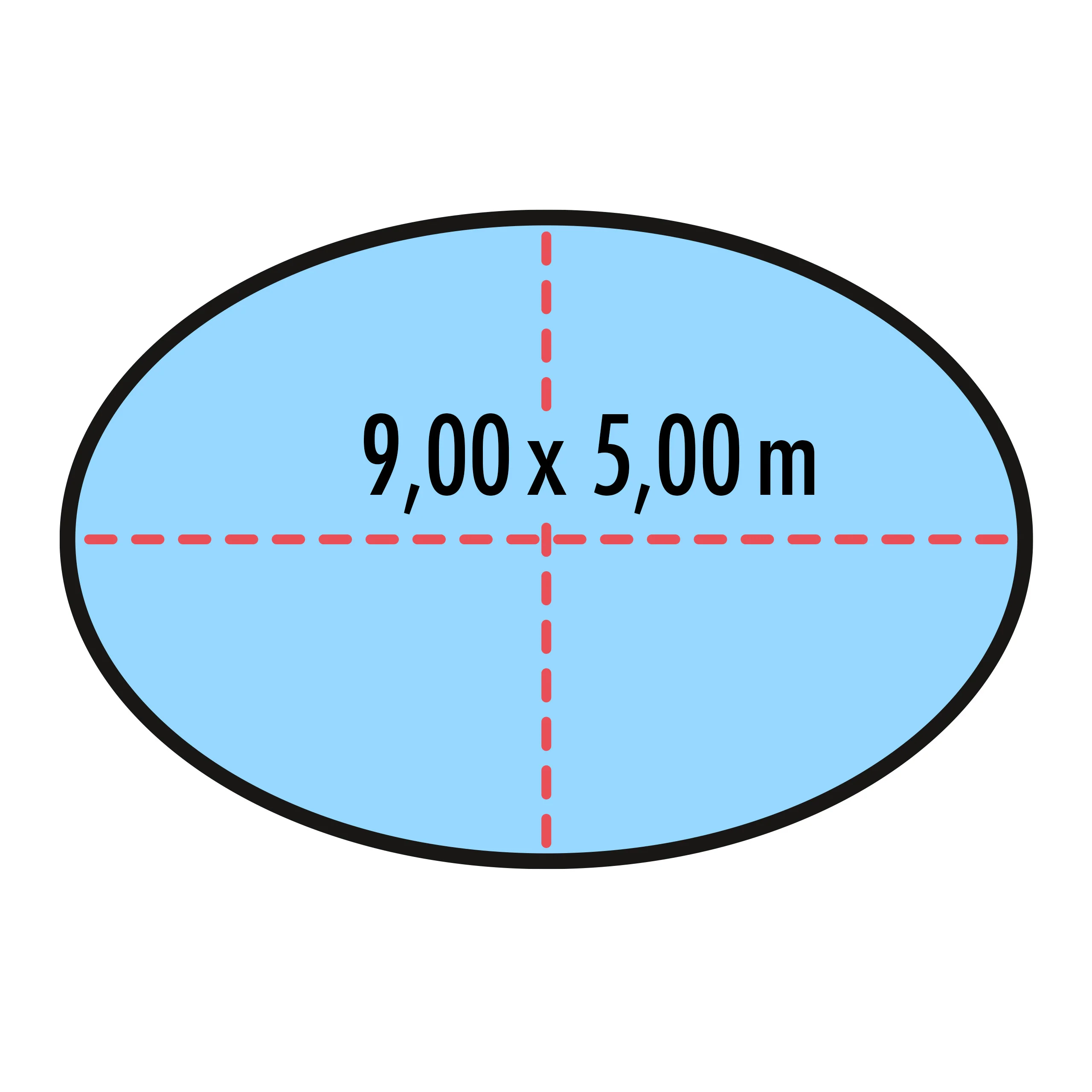 Poolabdeckung für ovale Pools 9 x 5 m - Image 2