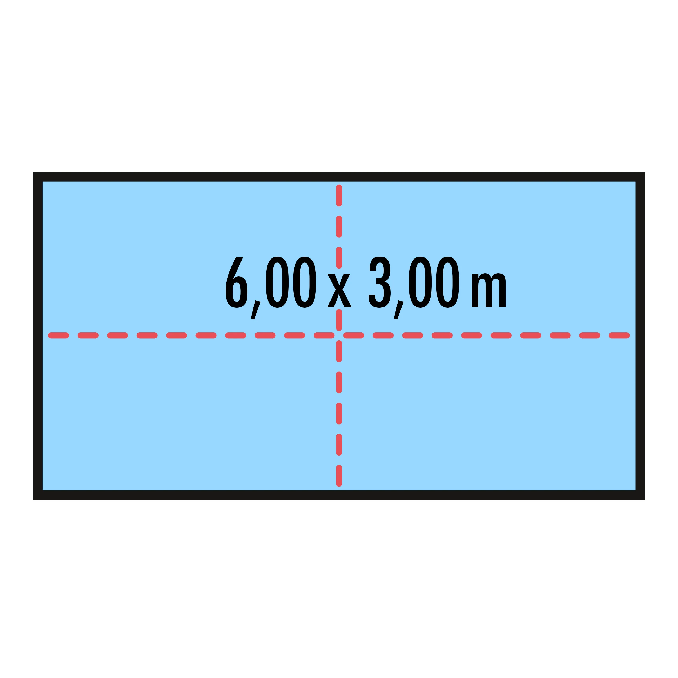 Poolabdeckung für rechteckige Pools 6 x 3 m - Image 2