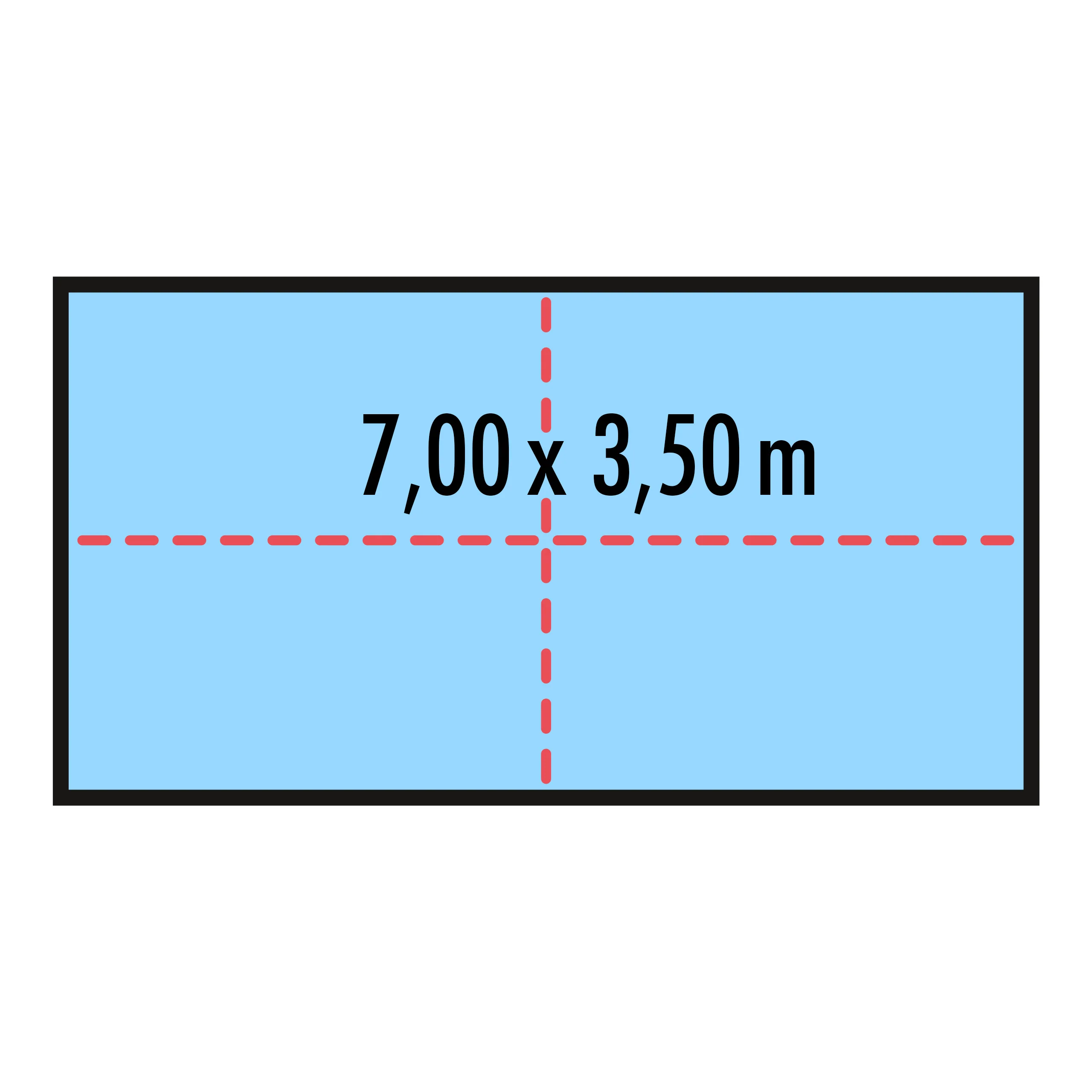 Poolabdeckung 7 x 3,50 m, rechteckig, winterfest - Image 2